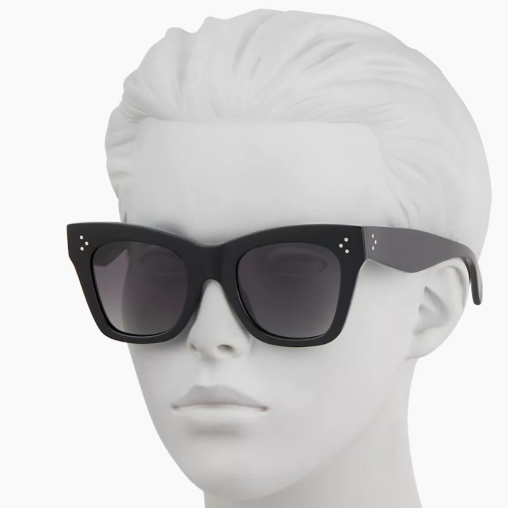 CELINE CL4004in 01D polarized frame sunglasses in black